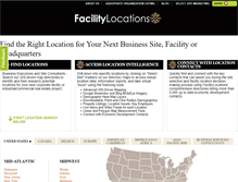 Tablet Screenshot of facilitylocations.com